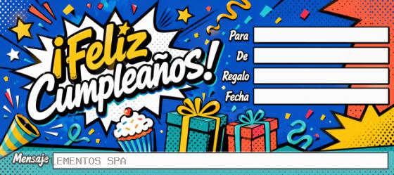 Feliz cumpleaños Pow - frente