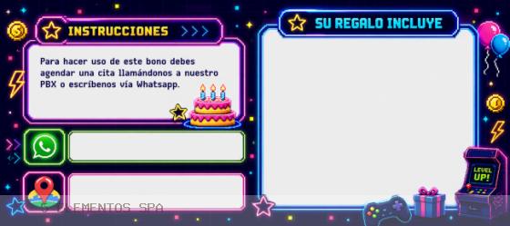 Feliz cumpleaños gamer - reverso