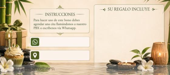 Feliz cumpleaños clasica piedras - reverso