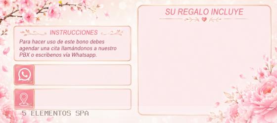 Dia de las madres rosa - reverso