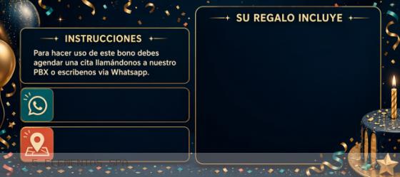 Feliz cumpleaños ocuro - reverso