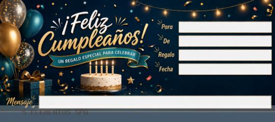 Feliz cumpleaños ocuro - frente