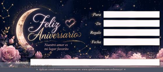 Aniversario luna - frente