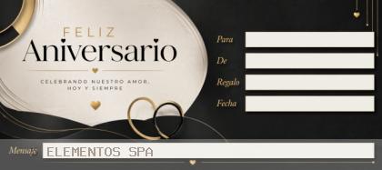 Aniversario elegante